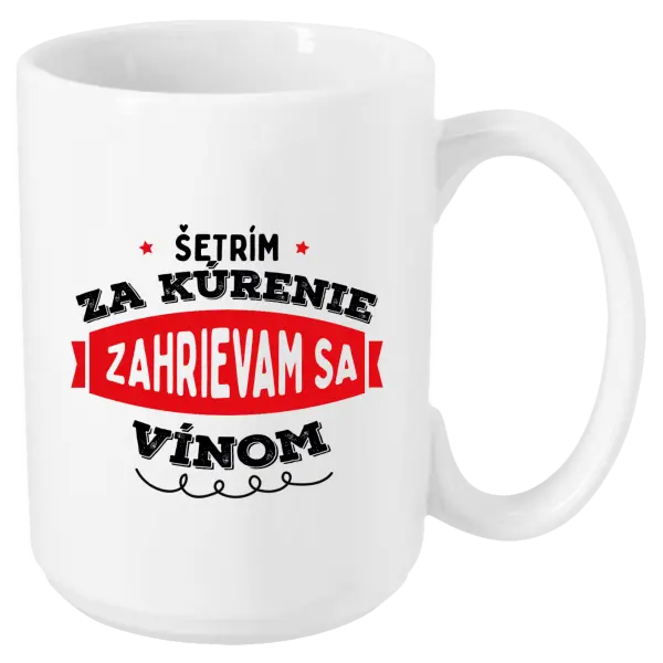 Hrnček Zahrievam sa vínom