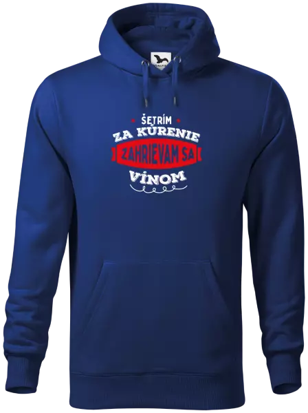 Pánska mikina Zahrievam sa vínom