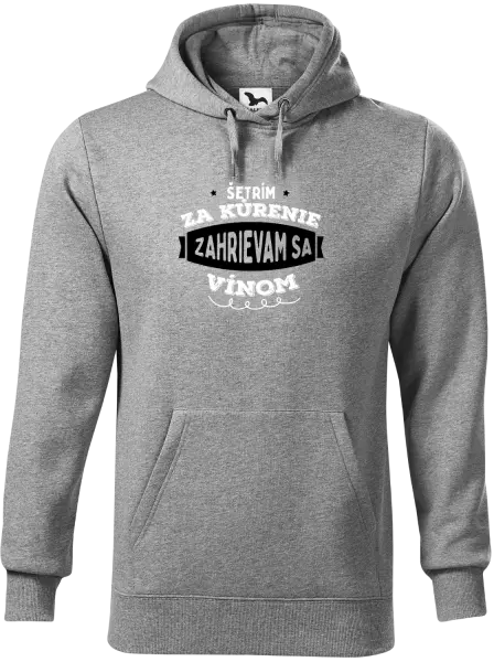 Pánska mikina Zahrievam sa vínom
