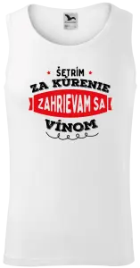 Pánske tielko Zahrievam sa vínom