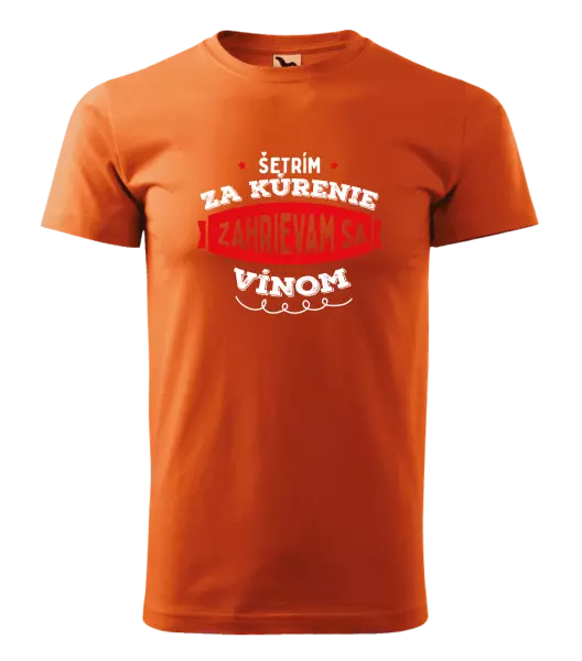 Pánske tričko Zahrievam sa vínom