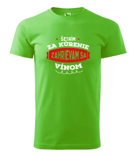 Pánske tričko Zahrievam sa vínom