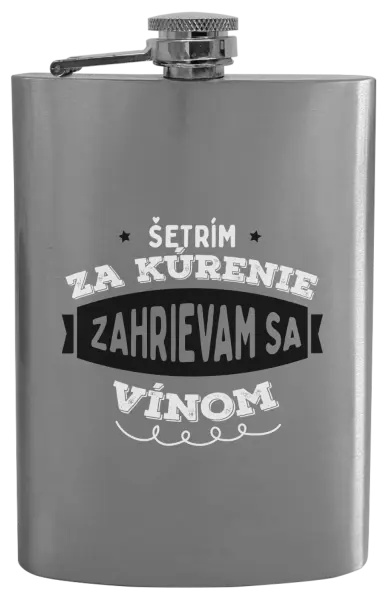 Ploskačka Zahrievam sa vínom