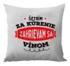 Vankúš Zahrievam sa vínom