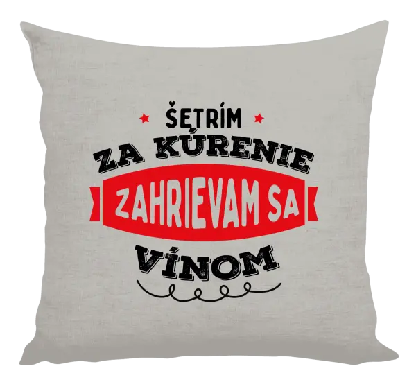 Vankúš Zahrievam sa vínom