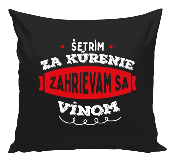 Vankúš Zahrievam sa vínom