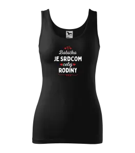 Dámske tielko Babička je srdcom celej rodiny