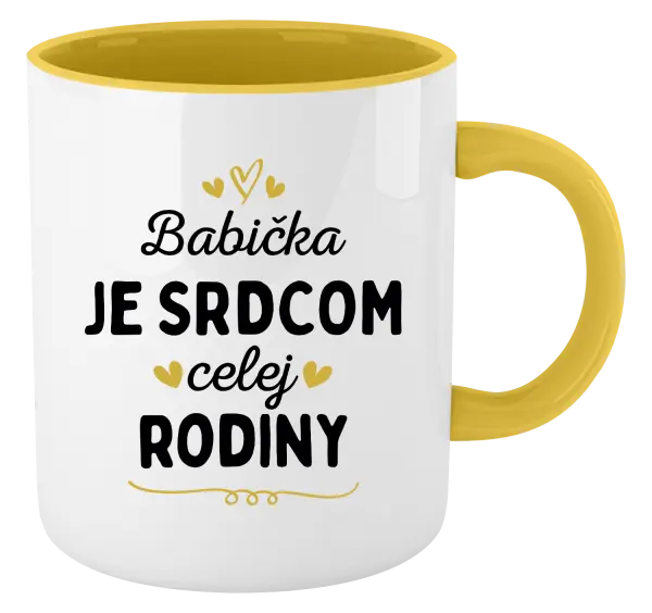 Hrnček  Babička je srdcom celej rodiny