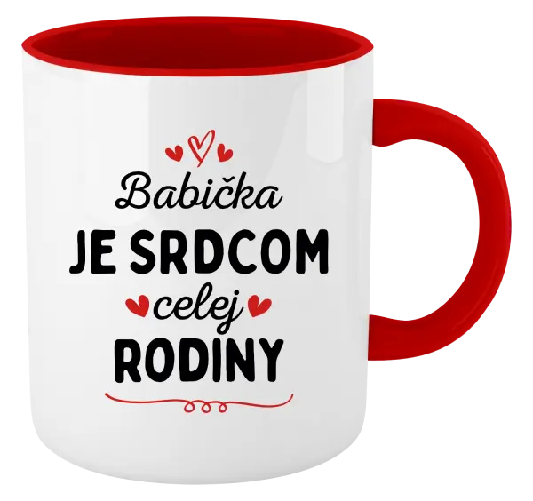 Hrnček  Babička je srdcom celej rodiny