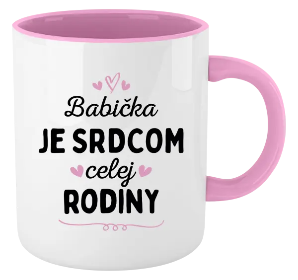 Hrnček  Babička je srdcom celej rodiny