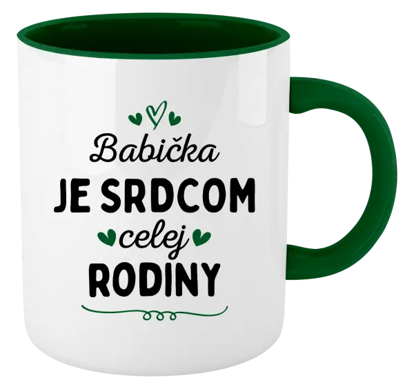Hrnček  Babička je srdcom celej rodiny