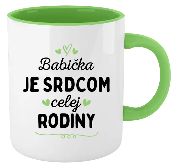 Hrnček  Babička je srdcom celej rodiny