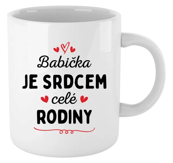 Hrnček Babička je srdcom celej rodiny