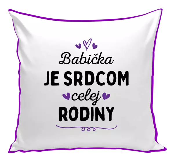 Vankúš Babička je srdcom celej rodiny