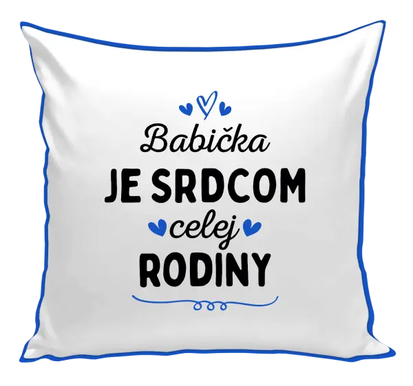 Vankúš Babička je srdcom celej rodiny
