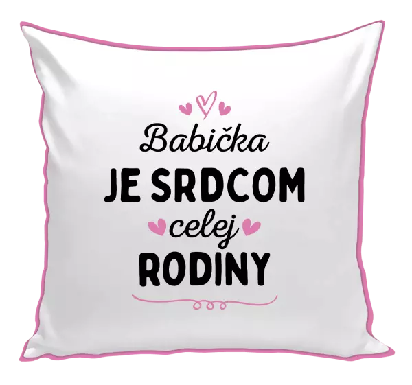 Vankúš Babička je srdcom celej rodiny