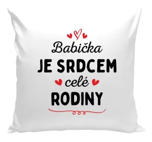 Vankúš Babička je srdcom celej rodiny