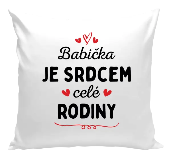Vankúš Babička je srdcom celej rodiny