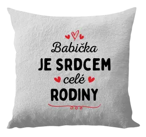 Vankúš Babička je srdcom celej rodiny