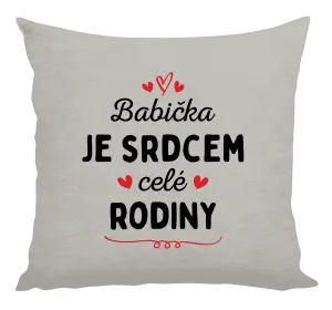 Vankúš Babička je srdcom celej rodiny
