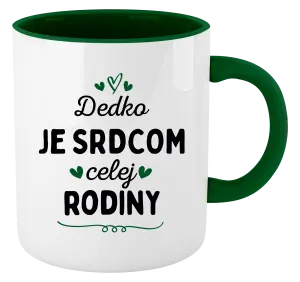 Hrnček  Dedko je srdcom celej rodiny