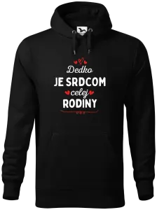 Pánska mikina Dedko je srdcom celej rodiny