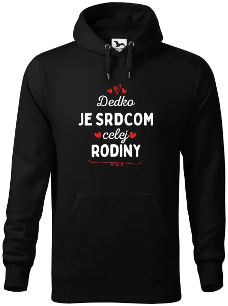 Pánska mikina Dedko je srdcom celej rodiny