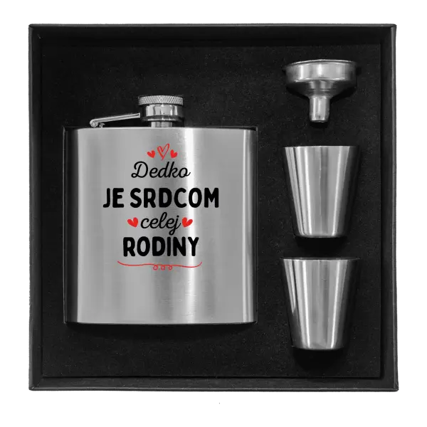 Ploskačka v krabičke Dedko je srdcom celej rodiny