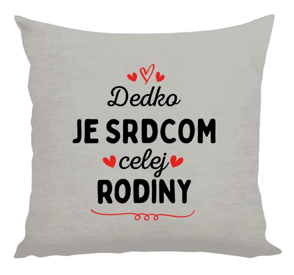 Vankúš Dedko je srdcom celej rodiny