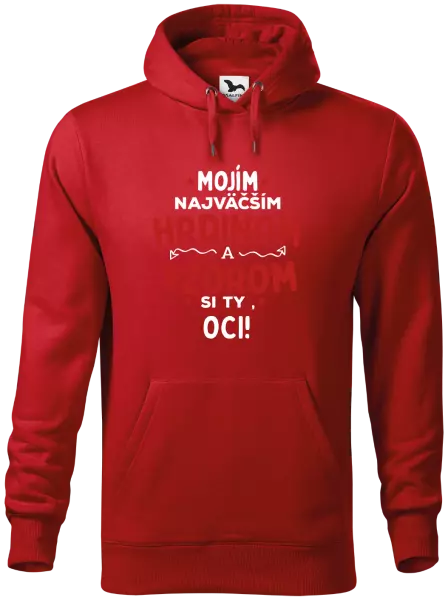 Pánska mikina Mojím najväčším hrdinom a vzorom si ty oci!