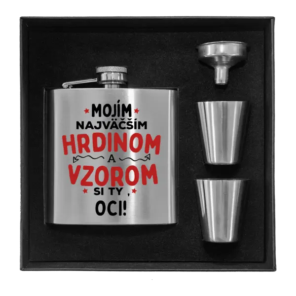 Ploskačka v krabičke Mojím najväčším hrdinom a vzorom si ty oci!