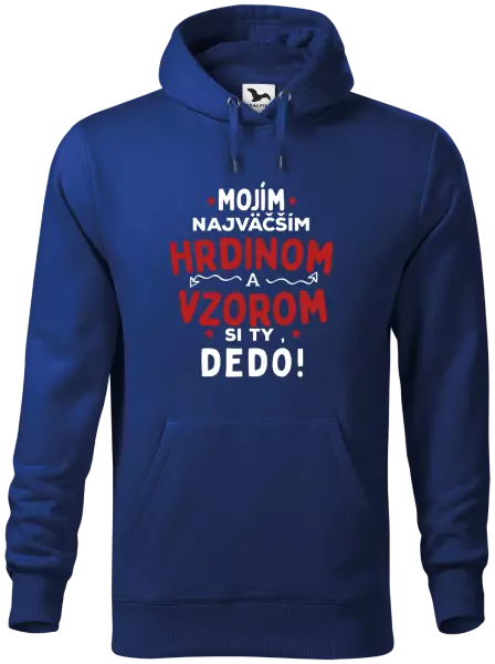 Pánska mikina Mojím najväčším hrdinom a vzorom si ty dedo!