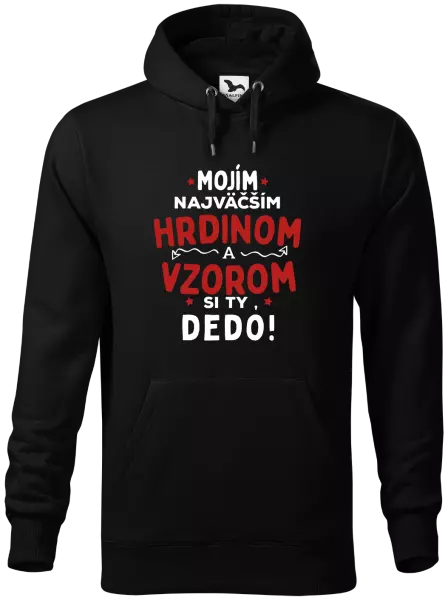 Pánska mikina Mojím najväčším hrdinom a vzorom si ty dedo!