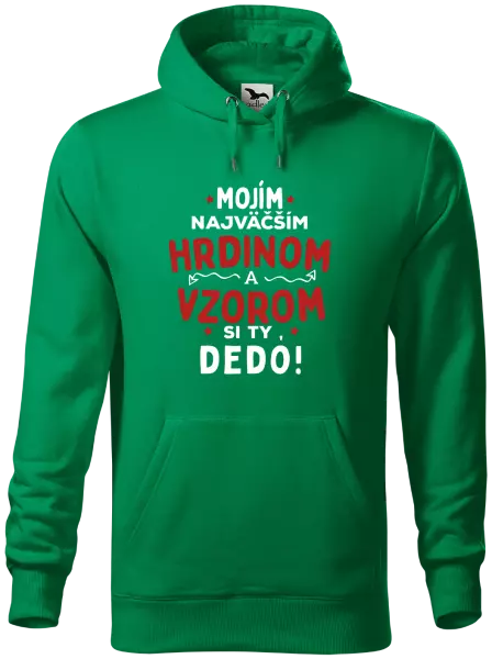 Pánska mikina Mojím najväčším hrdinom a vzorom si ty dedo!