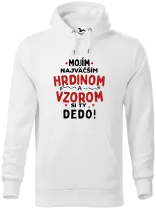 Pánska mikina Mojím najväčším hrdinom a vzorom si ty dedo!