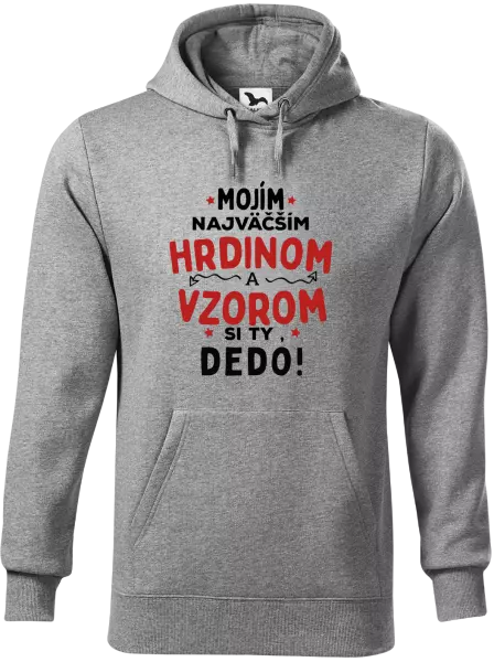 Pánska mikina Mojím najväčším hrdinom a vzorom si ty dedo!