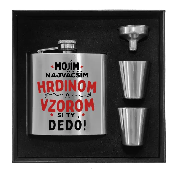 Ploskačka v krabičke Mojím najväčším hrdinom a vzorom si ty dedo!