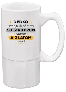 Polliter Dedko je človek so striebrom na hlave a zlatom v srdci