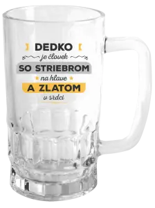 Polliter Dedko je človek so striebrom na hlave a zlatom v srdci