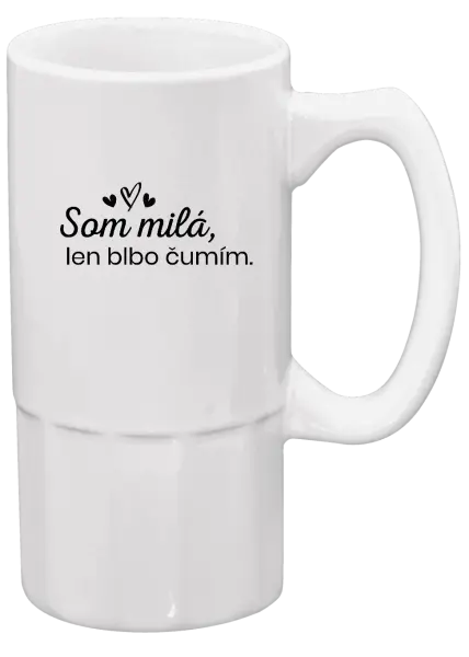 Polliter Som milá, len blbo čumím.