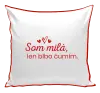 Vankúš Som milá, len blbo čumím.