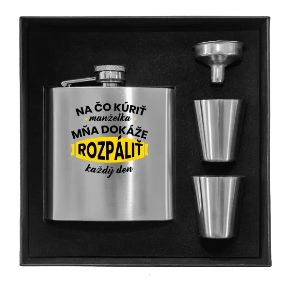 Ploskačka v krabičke Na čo kúriť, manželka ma dokáže rozpálit každý deň