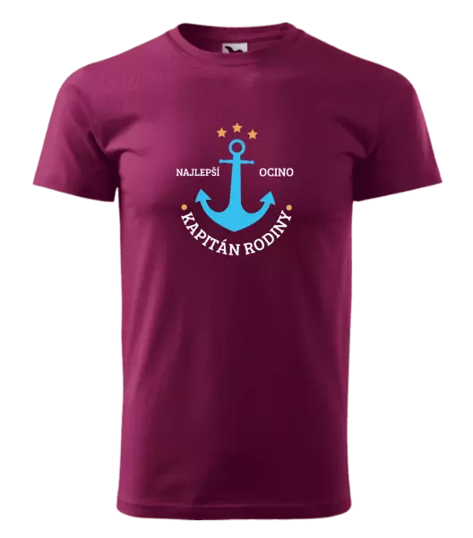 Pánske tričko Kapitán rodiny 