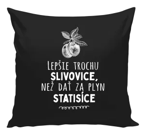 Vankúš Lepšie trochu slivovice...