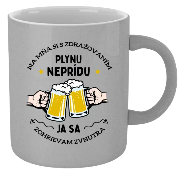 Hrnček metalický Zohrievam sa zvnutra