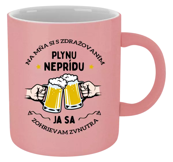 Hrnček metalický Zohrievam sa zvnutra