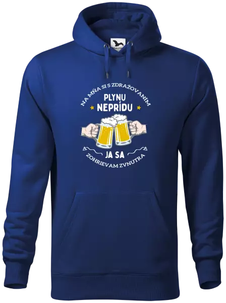 Pánska mikina Zohrievam sa zvnutra