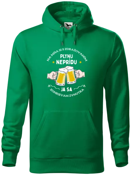 Pánska mikina Zohrievam sa zvnutra