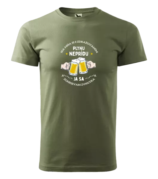 Pánske tričko Zohrievam sa zvnutra