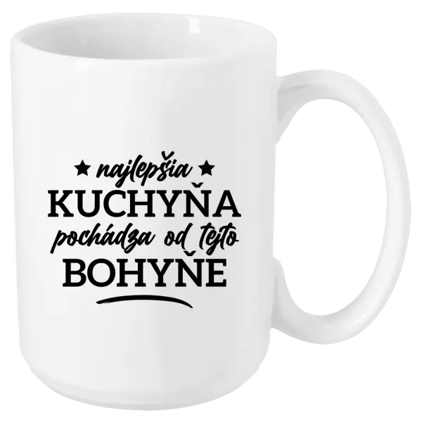 Hrnček Najlepšia kuchyňa pochádza od tejto bohyňe